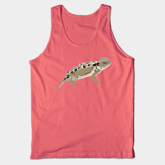 Greater Short-horned Lizard Tank Top by stargatedalek